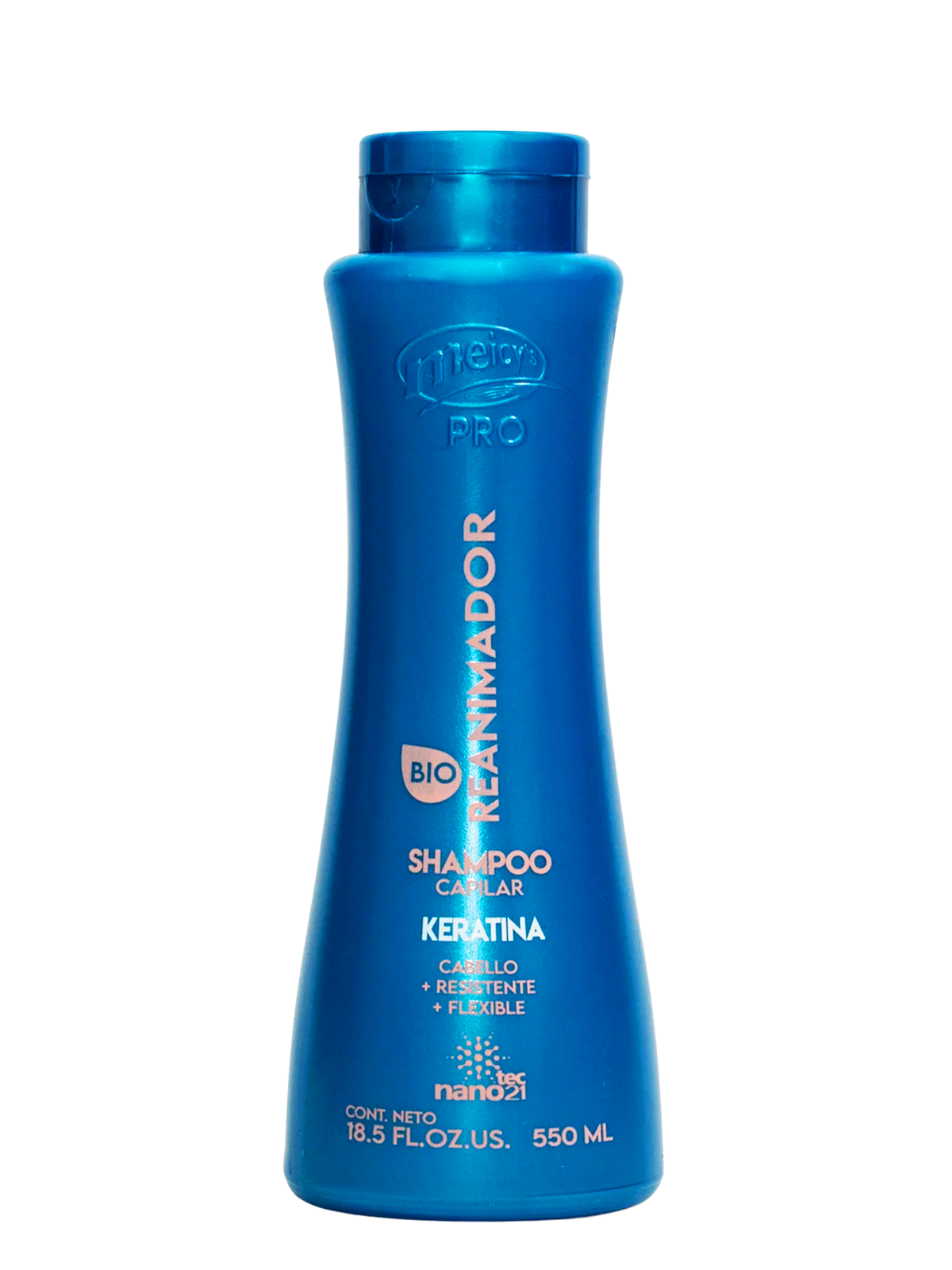 SHAMPO REANIMADOR KERATINA Y SEMILLA DE LINO X 550 ML MEICY