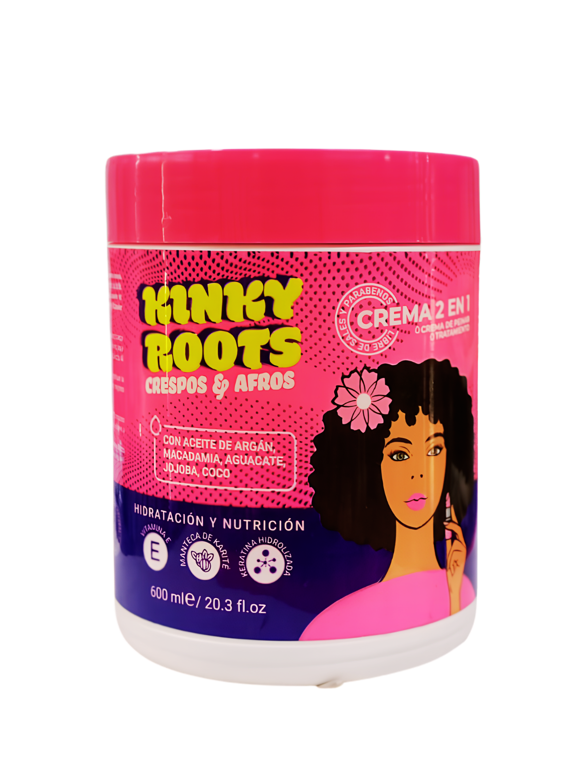TTO KINKY ROOTS CRESPOS Y AFROS ADULTO 2 EN 1 X 600 INTERBRANS