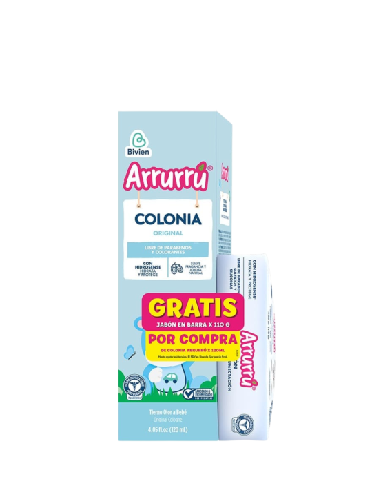 COLONIA ORIGINAL AZUL X 120 + JABON ARRURRU