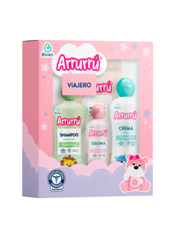 ESTUCHE VIAJERO ROSADO ARRURRU