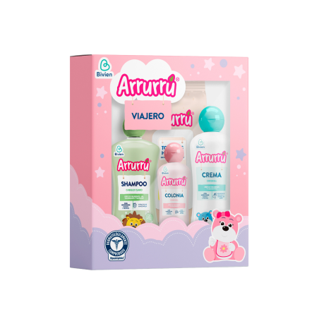 ESTUCHE VIAJERO ROSADO ARRURRU