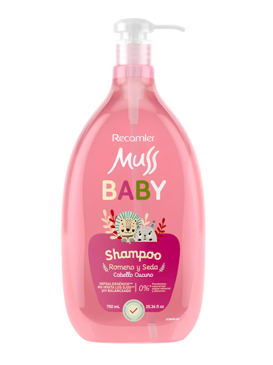 SHAMPO MUSS BABY ROMERO X 750 ML RECAMIER