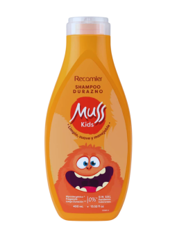 SHAMPO MUSS KIDS DURAZNO X 400 ML RECAMIER NVO