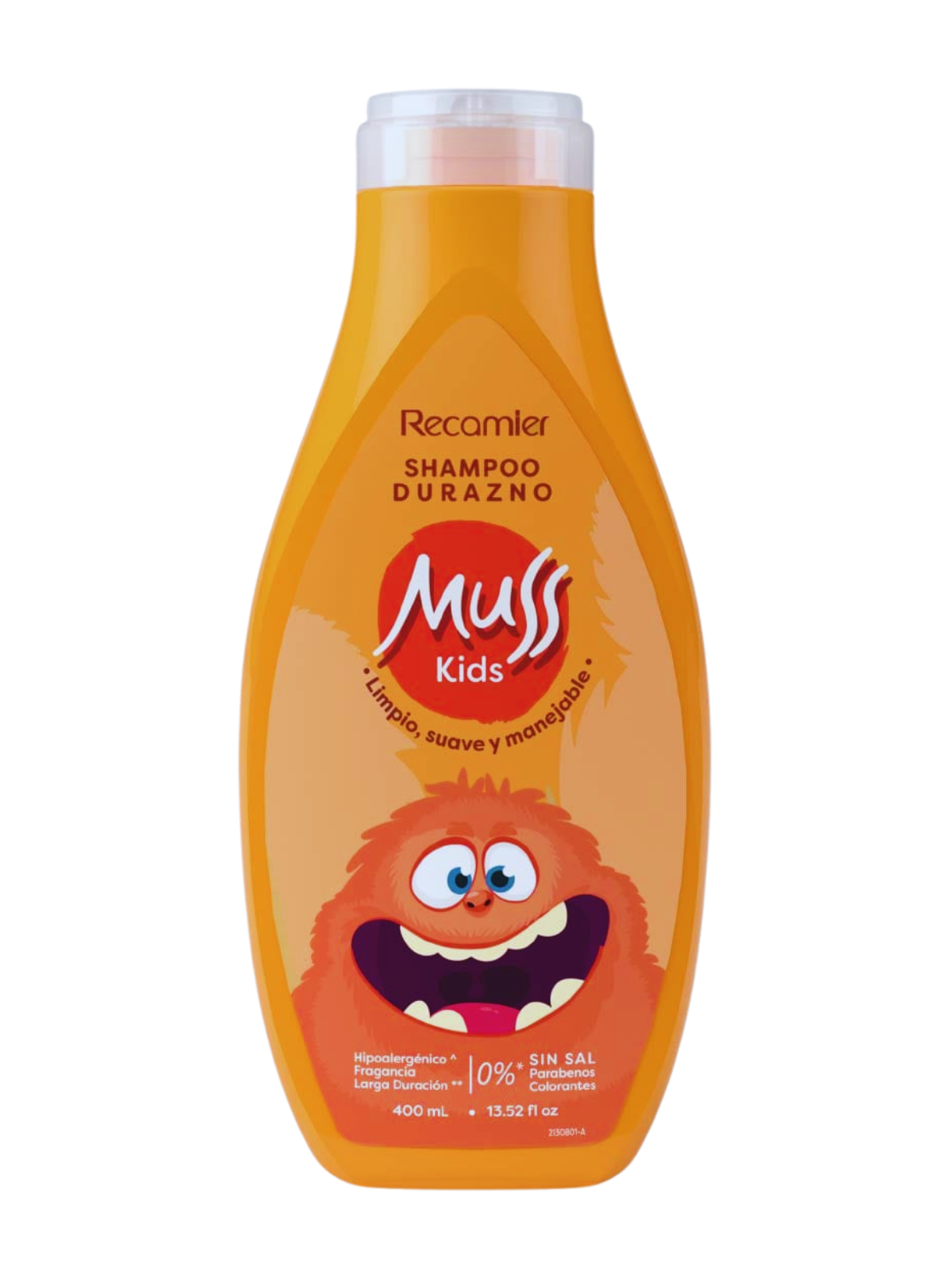 SHAMPO MUSS KIDS DURAZNO X 400 ML RECAMIER NVO