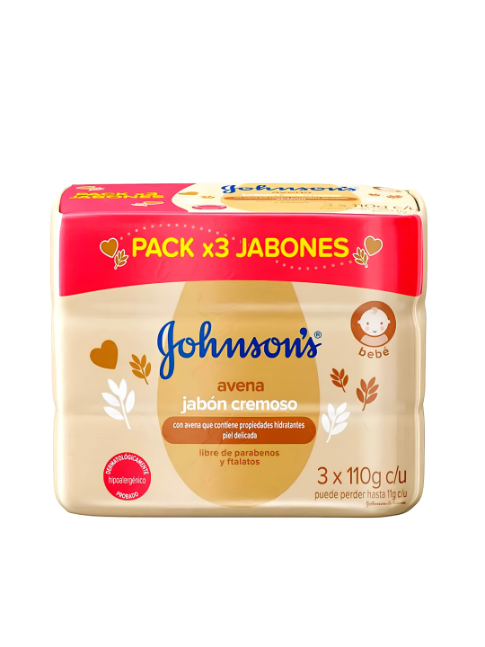 JABON BABY AVENA X 3 JHONSON