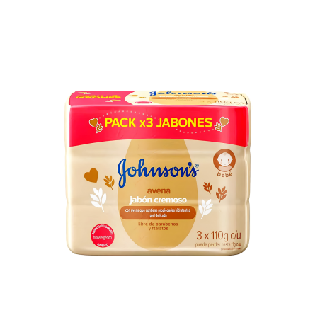 JABON BABY AVENA X 3 JHONSON