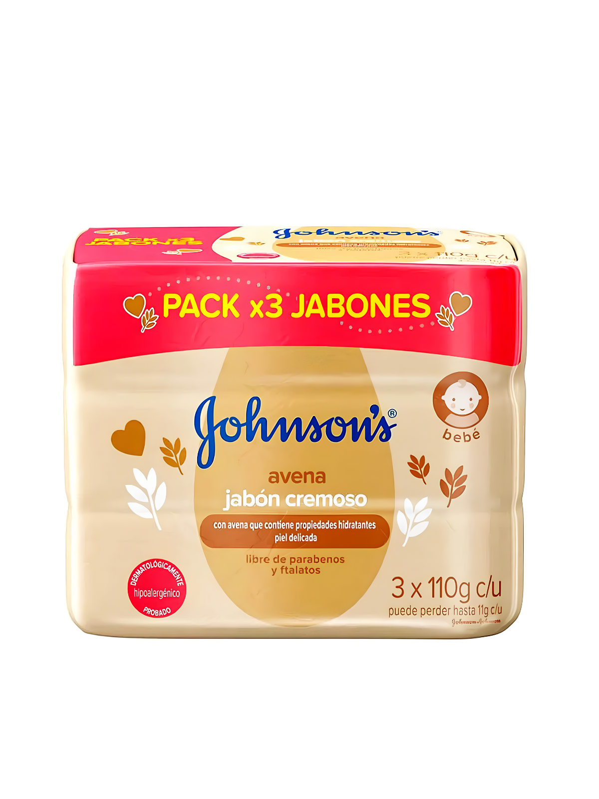 JABON BABY AVENA X 3 JHONSON
