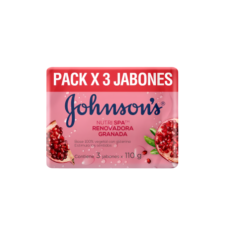 JABON RENOVADORA GRANADA ADULTO X 3 JHONSON
