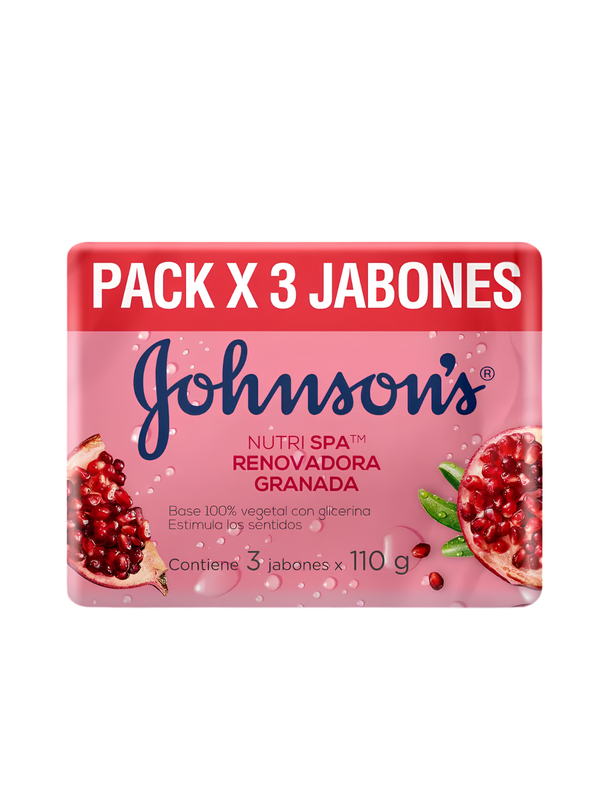 JABON RENOVADORA GRANADA ADULTO X 3 JHONSON