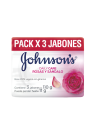 JABON ROSAS Y SANDALO X 3 JHONSON