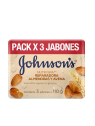 JABON ACEITE ALMENDRAS ADULTO X 3 JHONSON