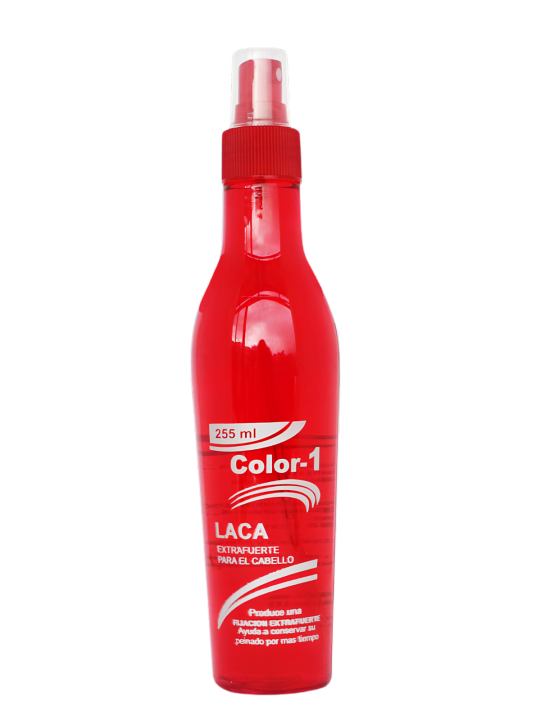 LACA EXTRAFUERTE ROJA  X 255 ML COLOR 1