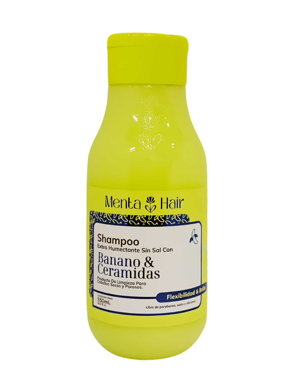 SHAMPO BANANO Y CERAMIDAS X 550 MENTA