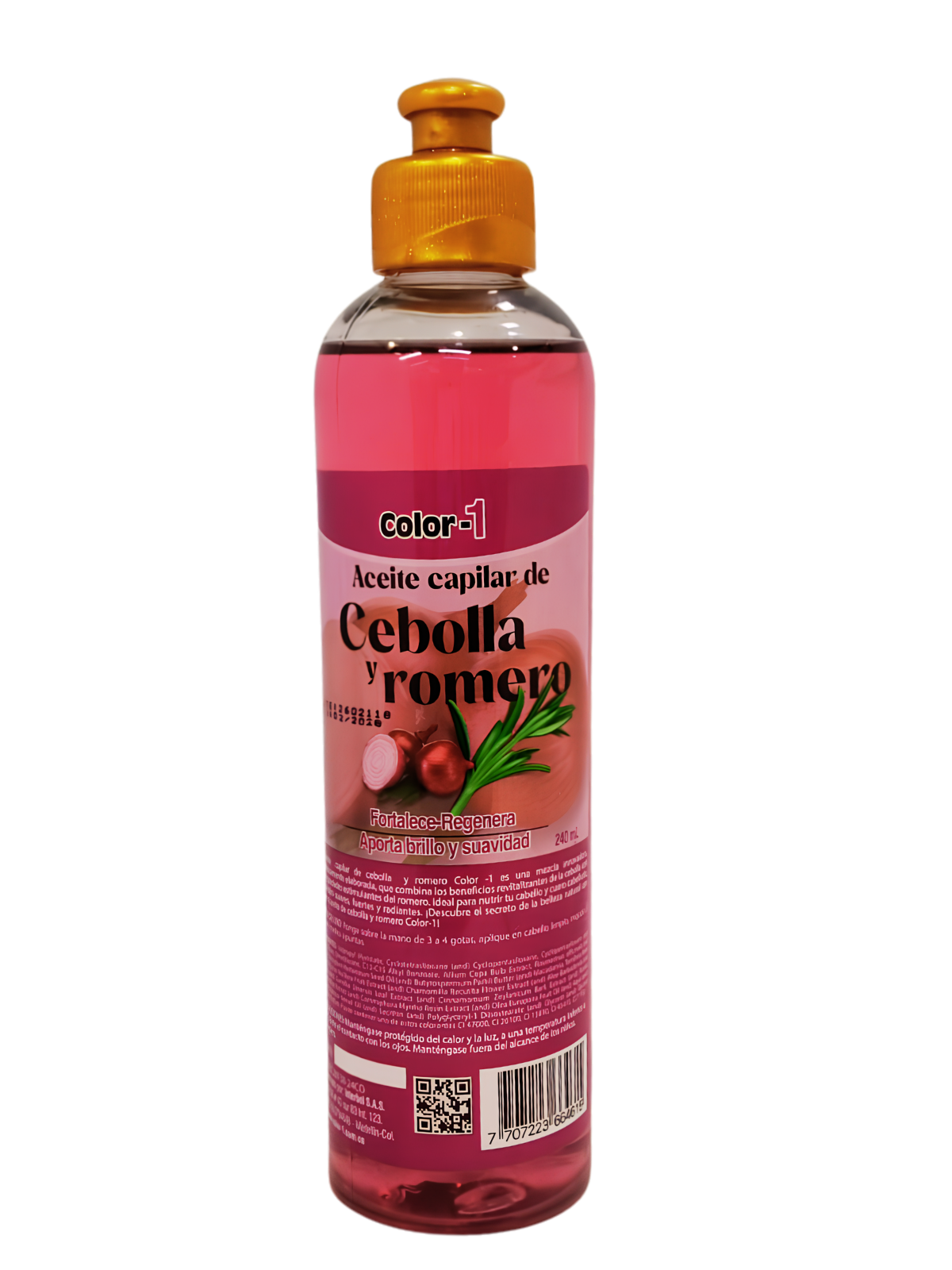 ACEITE CAPILAR CEBOLLA X 240 ML COLOR 1 INTERBEL