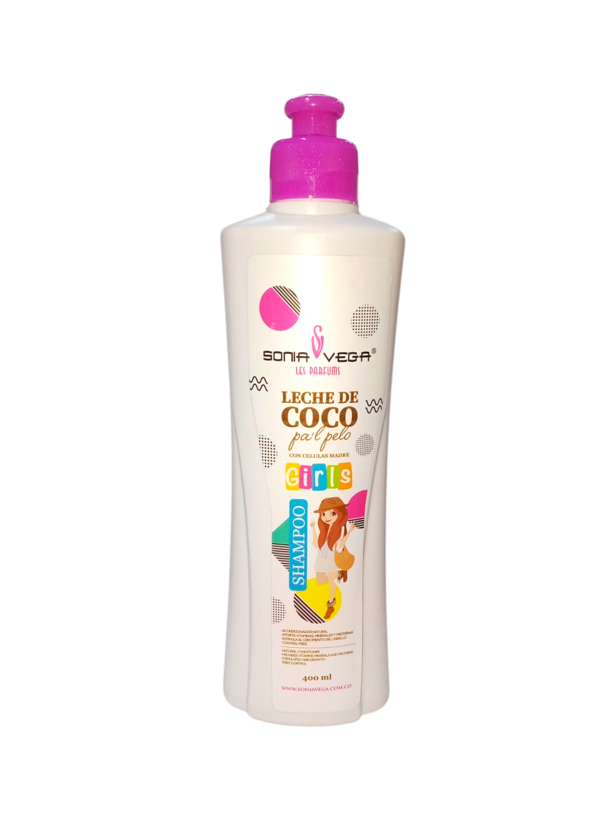 SHAMPO LECHE DE COCO GIRLS X 400 ML SONIA VEGA