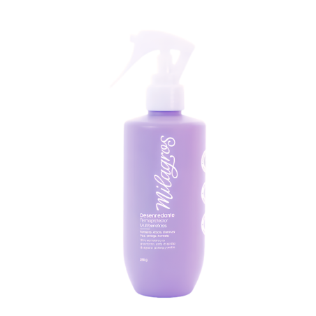 DESENREDANTE TERMOPROTECTOR MORADO X 250 ML MILAGROS 30092