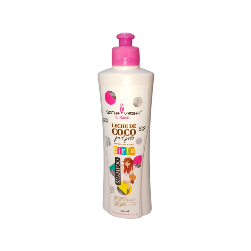 SHAMPO LECHE DE COCO GIRLS X 250 ML SONIA VEGA