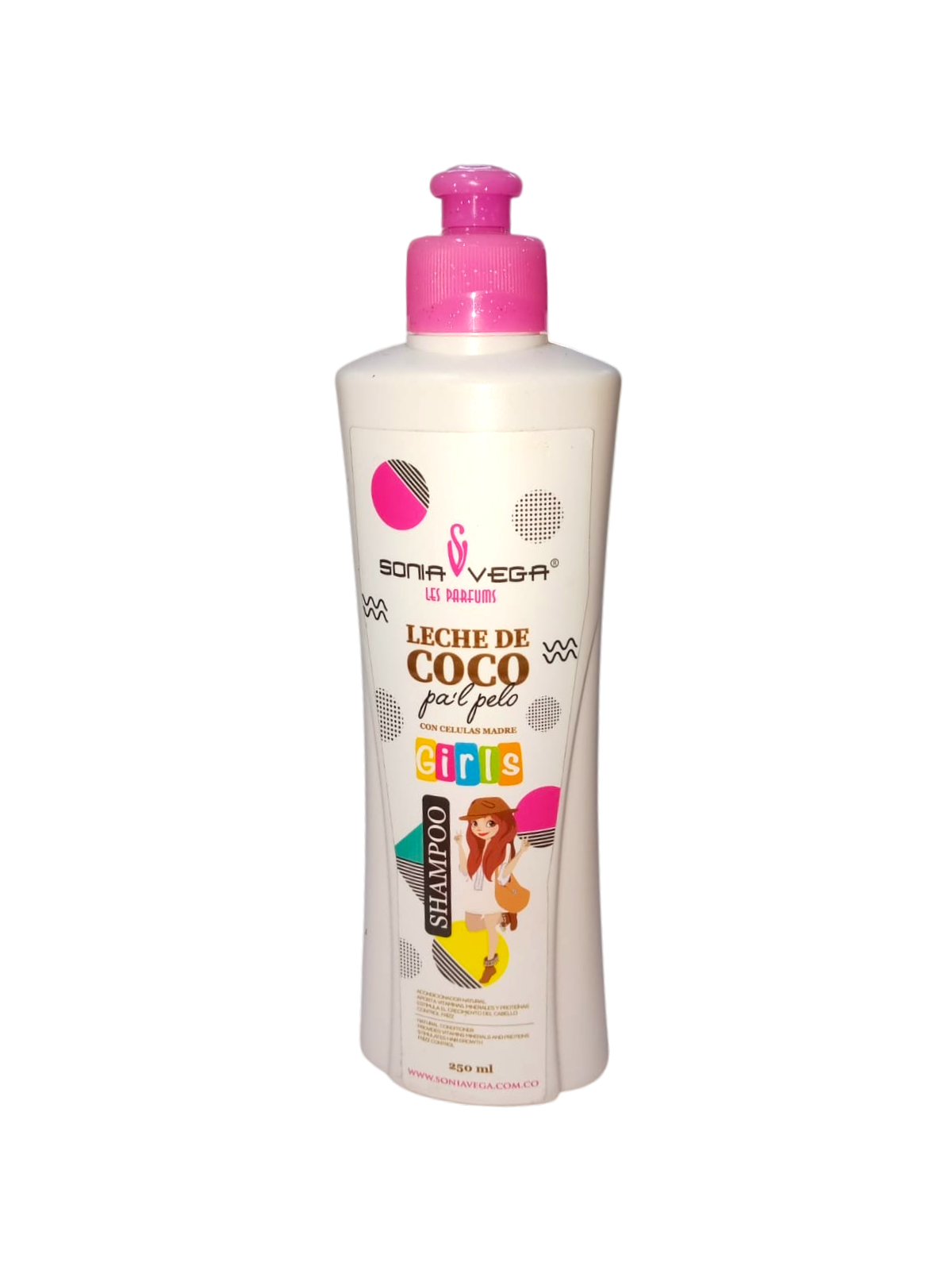 SHAMPO LECHE DE COCO GIRLS X 250 ML SONIA VEGA