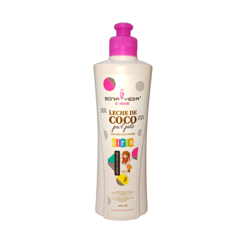 CREMA PARA PEINAR LECHE DE COCO GIRLS X 400 ML SONIA VEGA