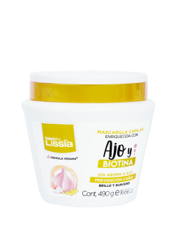 MASCARILLA AJO Y BIOTINA X 490 LISSIA
