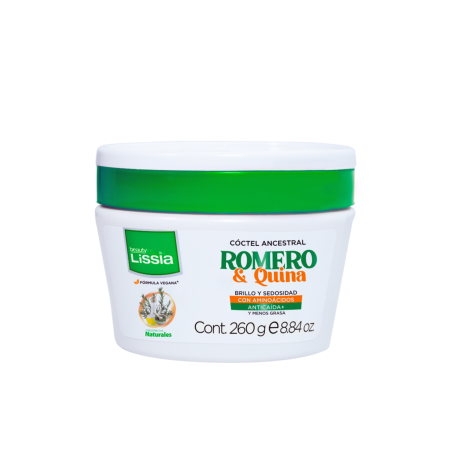 MASK COCTEL ANCESTRAL ROMERO Y QUINA X 260 ML LISSIA