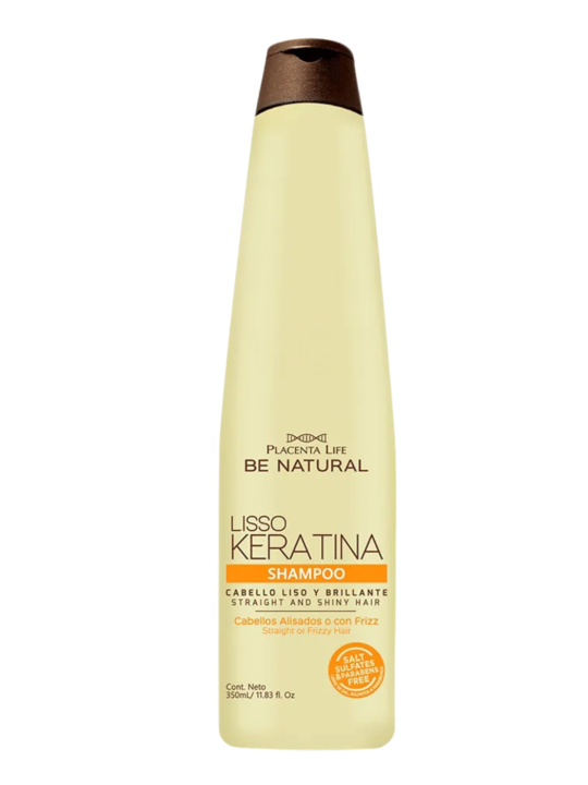 SHAMPO LISO KERATINA X 350 BE NATURAL