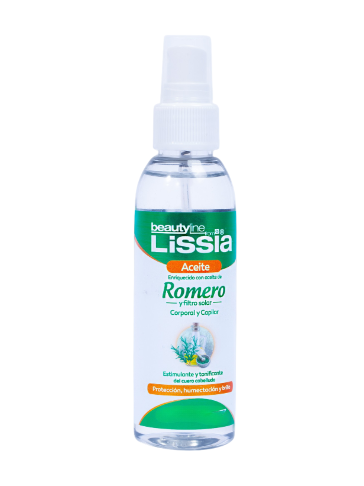 ACEITE CAPILAR Y CORPORAL ROMERO X 55 LISSIA