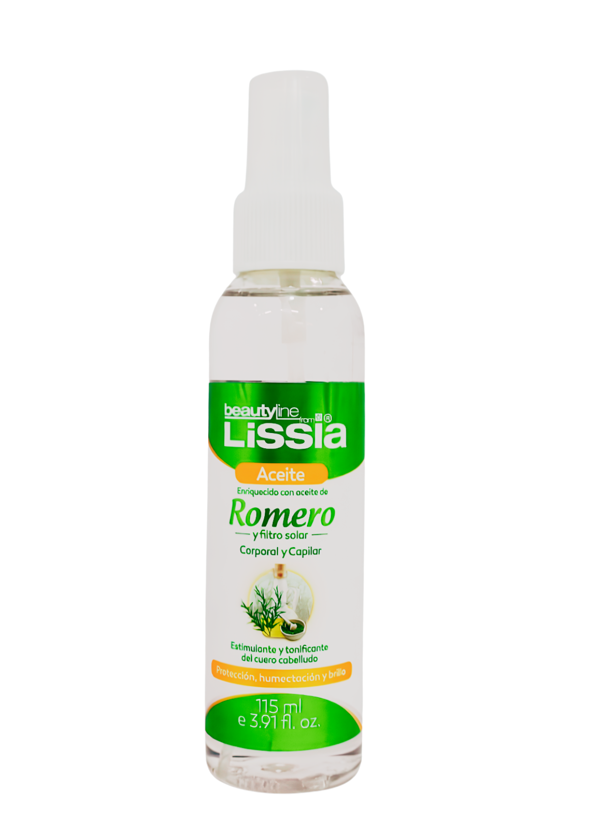 ACEITE CAPILAR Y CORPORAL ROMERO X 115 LISSIA