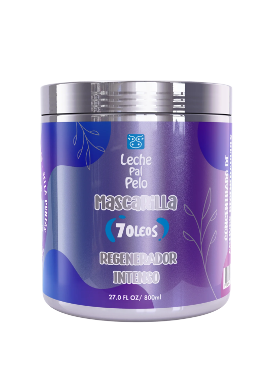 MASK 7 OLEOS X 800 LECHE PAL PELO