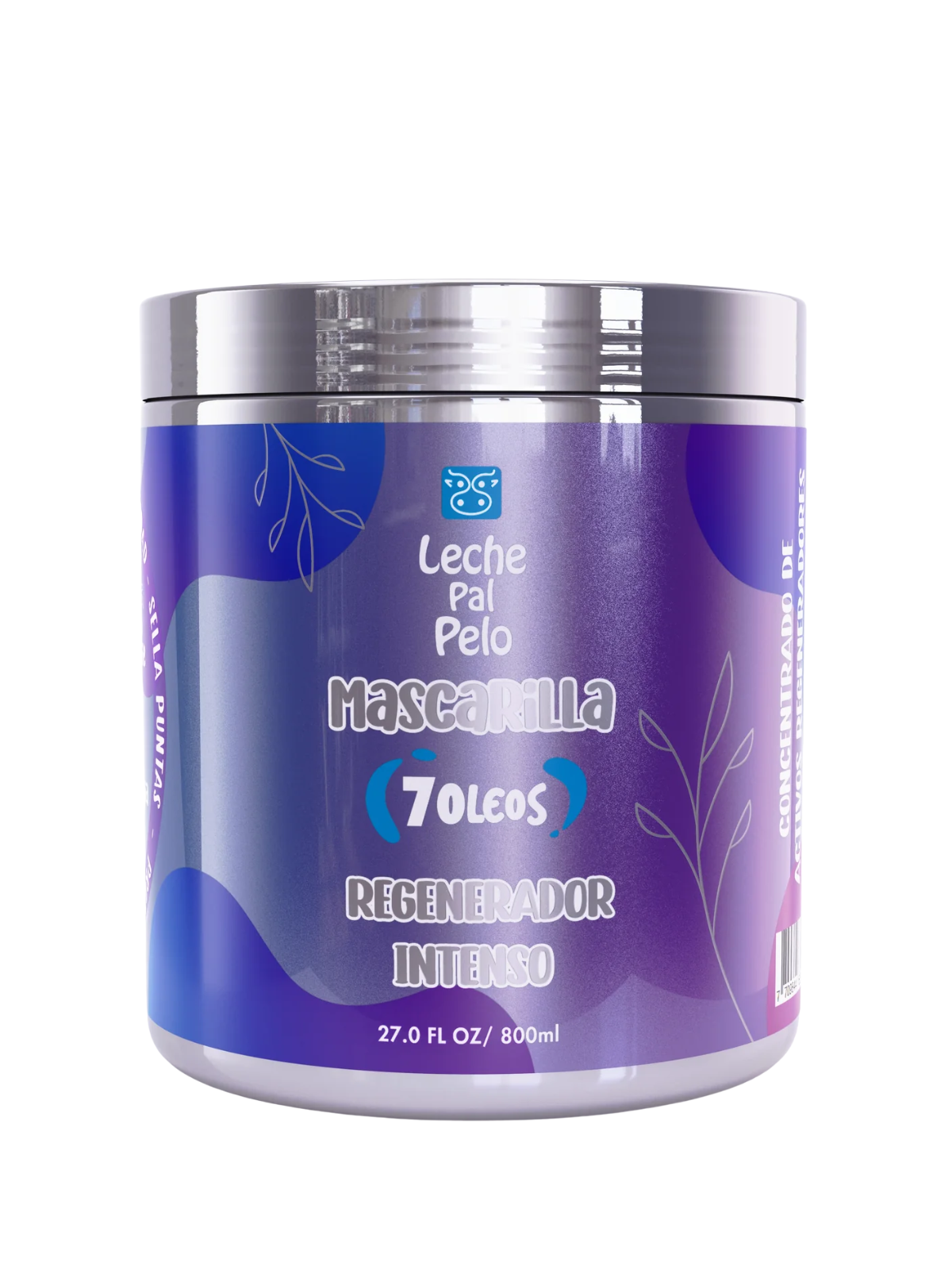 MASK 7 OLEOS X 800 LECHE PAL PELO