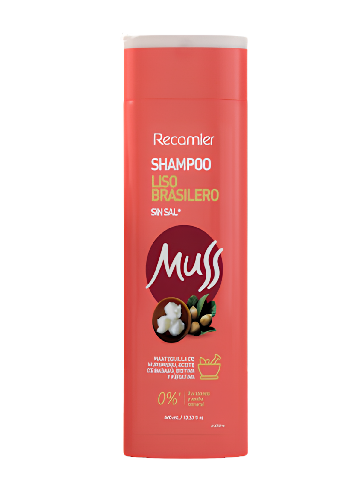 SHAMPO MUSS LISO BRASILERO X 400 ML RECAMIER