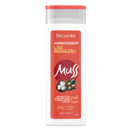 ACOND MUSS LISOS BRASILERO X 400 ML RECAMIER
