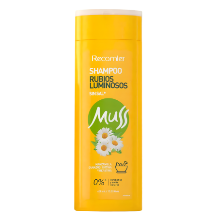 SHAMPO MUSS RUBIOS LUMINOSOS X 400 ML RECAMIER