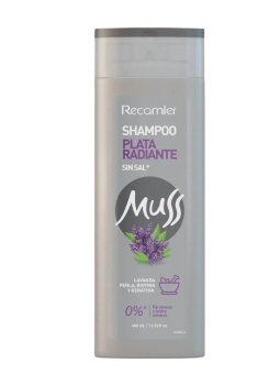 SHAMPO MUSS PLATA RADIANTE X 400 ML RECAMIER