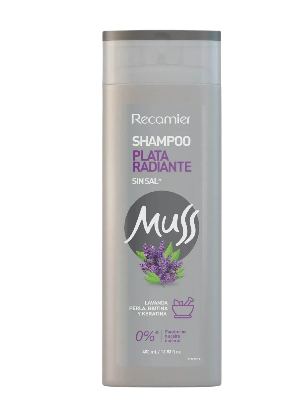 SHAMPO MUSS PLATA RADIANTE X 400 ML RECAMIER
