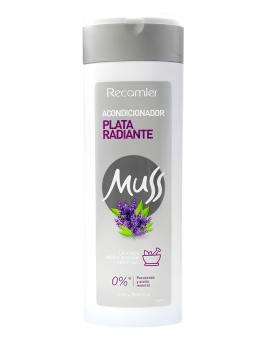 ACOND MUSS PLATA RADIANTE X 400 ML RECAMIER