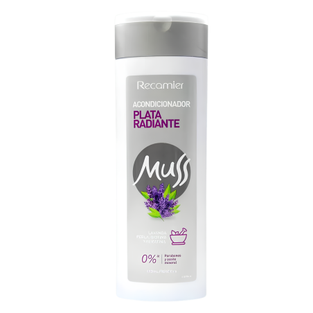 ACOND MUSS PLATA RADIANTE X 400 ML RECAMIER