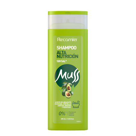 SHAMPO MUSS NUTRICION PLUS X 400 ML RECAMIER