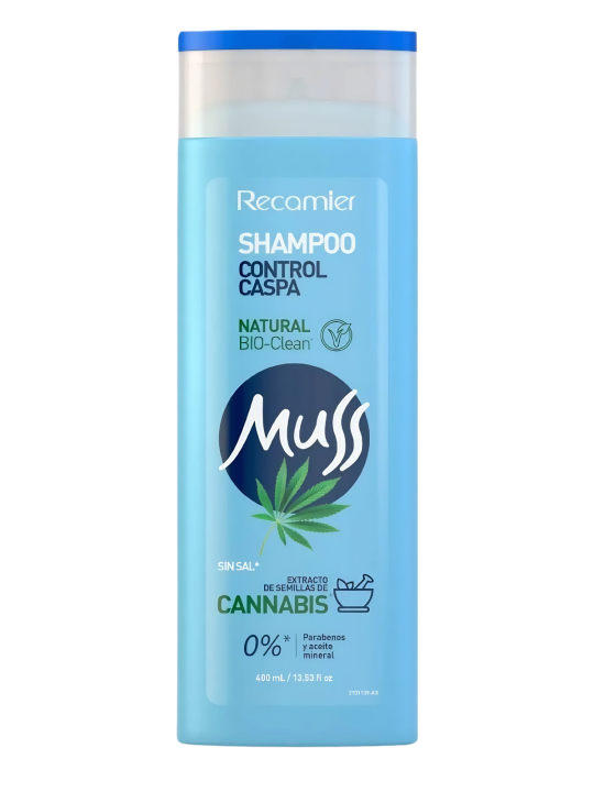 SHAMPO MUSS CONTROL CASPA X 400 ML RECAMIER