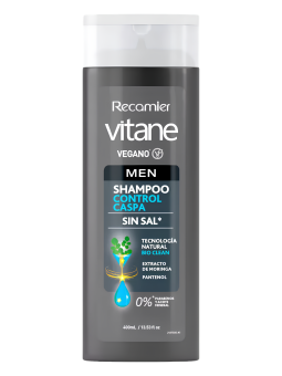 SHAMPO VITANE MEN CASPA X 400 ML RECAMIER