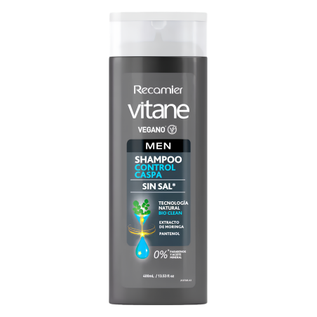 SHAMPO VITANE MEN CASPA X 400 ML RECAMIER