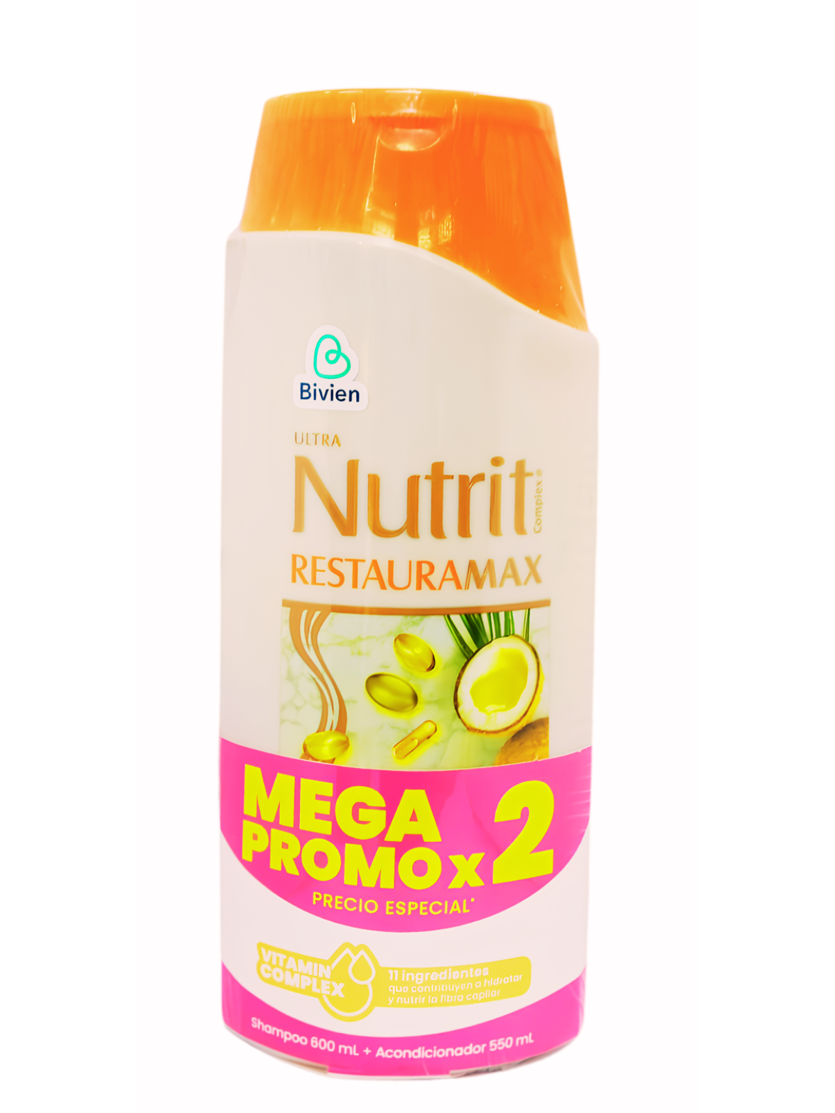 SHAMPO + ACOND RESTAURA MAX X 550 NUTRIT