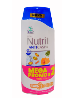 SHAMPO + ACOND CASPA X 600 NUTRIT