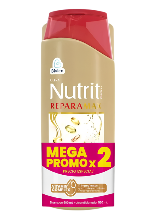 SHAMPO + ACOND REPARA MAX X 550 NUTRIT