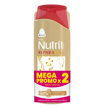 SHAMPO + ACOND REPARA MAX X 550 NUTRIT