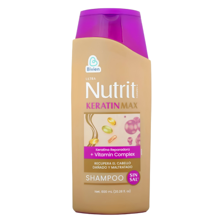 SHAMPO KERATIN MAX X 600 NUTRIT