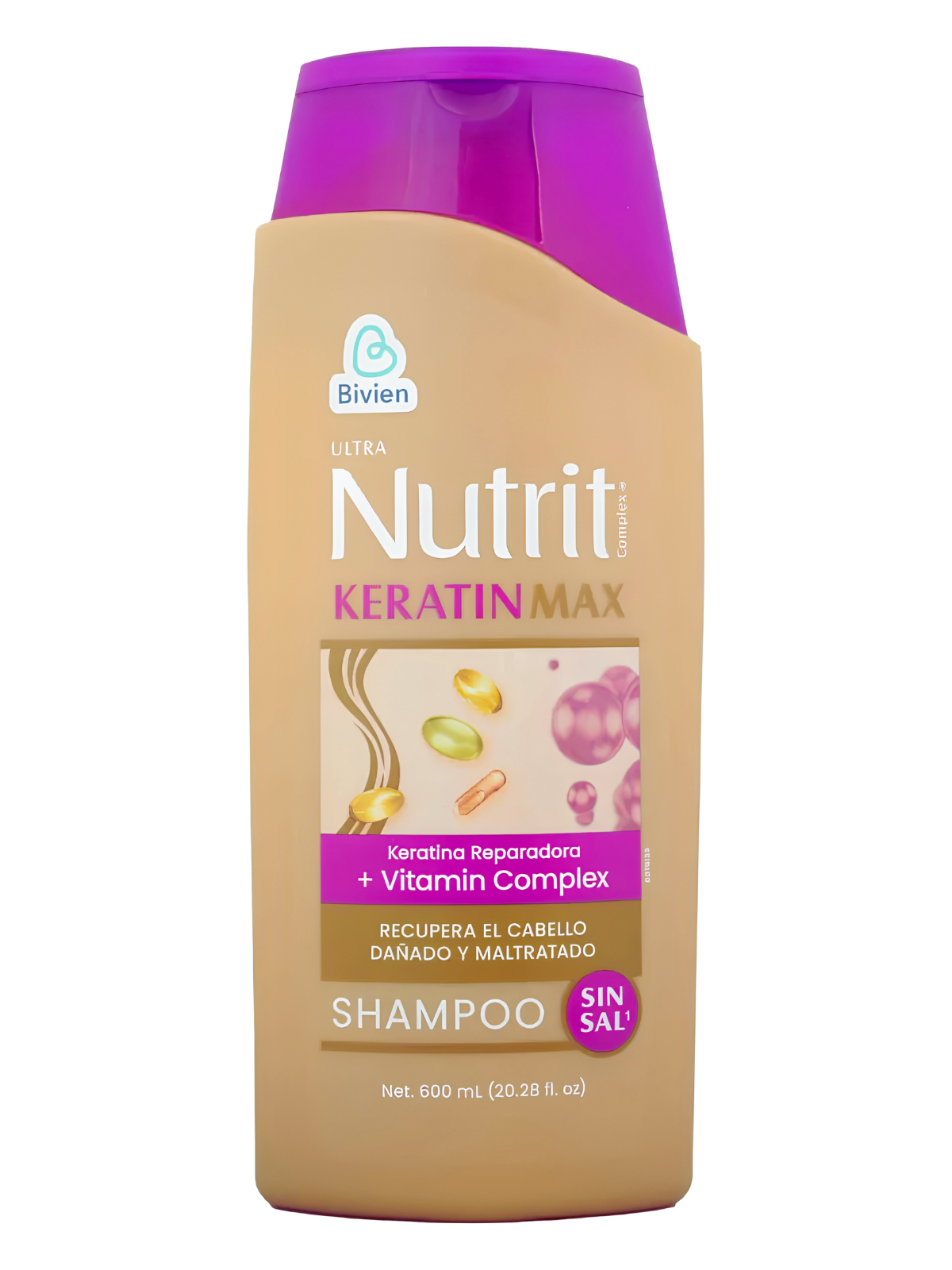 SHAMPO KERATIN MAX X 600 NUTRIT