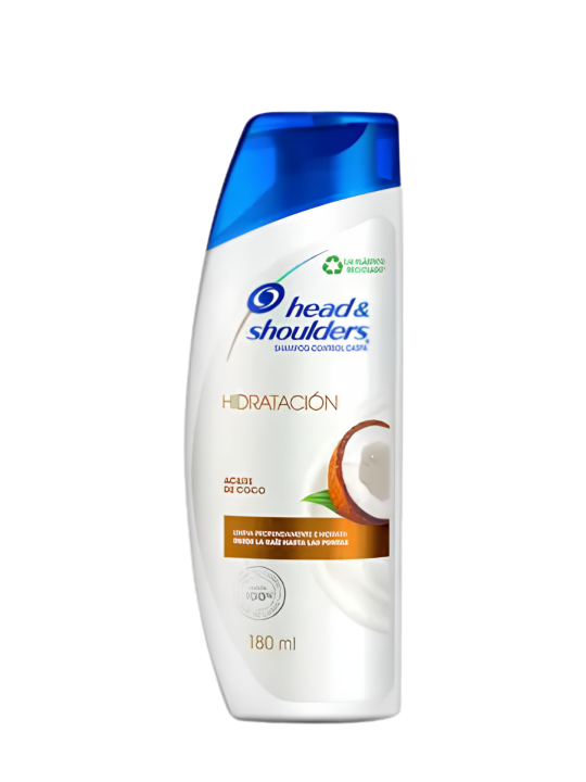 SHAMPO H&S HIDRATACION LECHE DE COCO X 180 ML