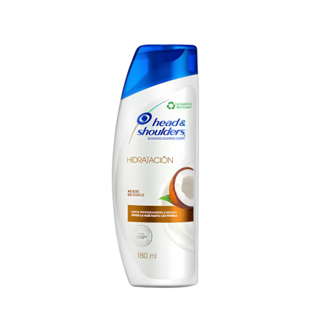 SHAMPO H&S HIDRATACION LECHE DE COCO X 180 ML