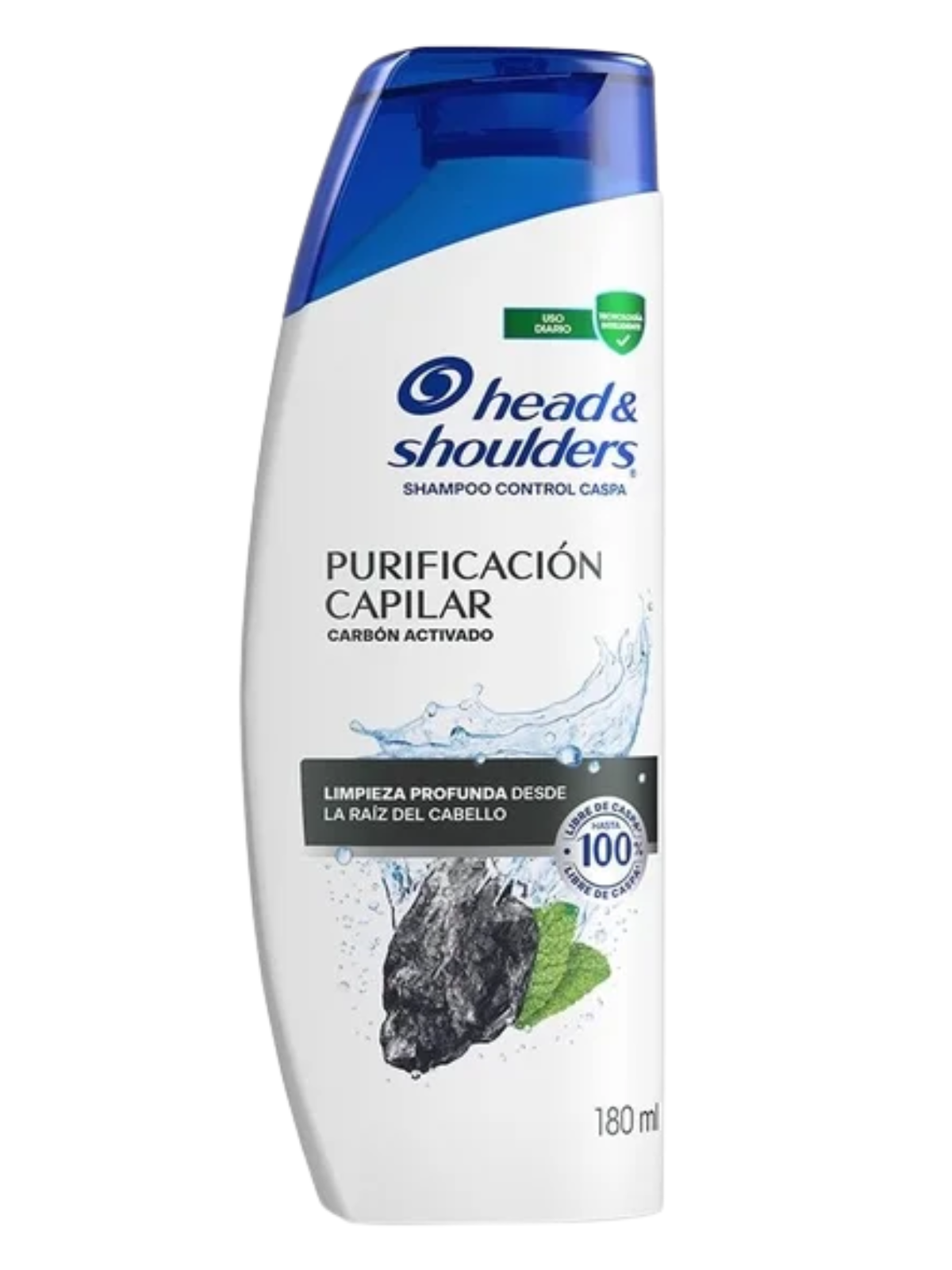 SHAMPO H&S PURIFICACION CARBON ACTIVADO X 180 ML